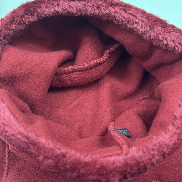 Hat Glove & Scarf Set - Women's - Fleece - Burgundy - NWT - Picture 5 of 6